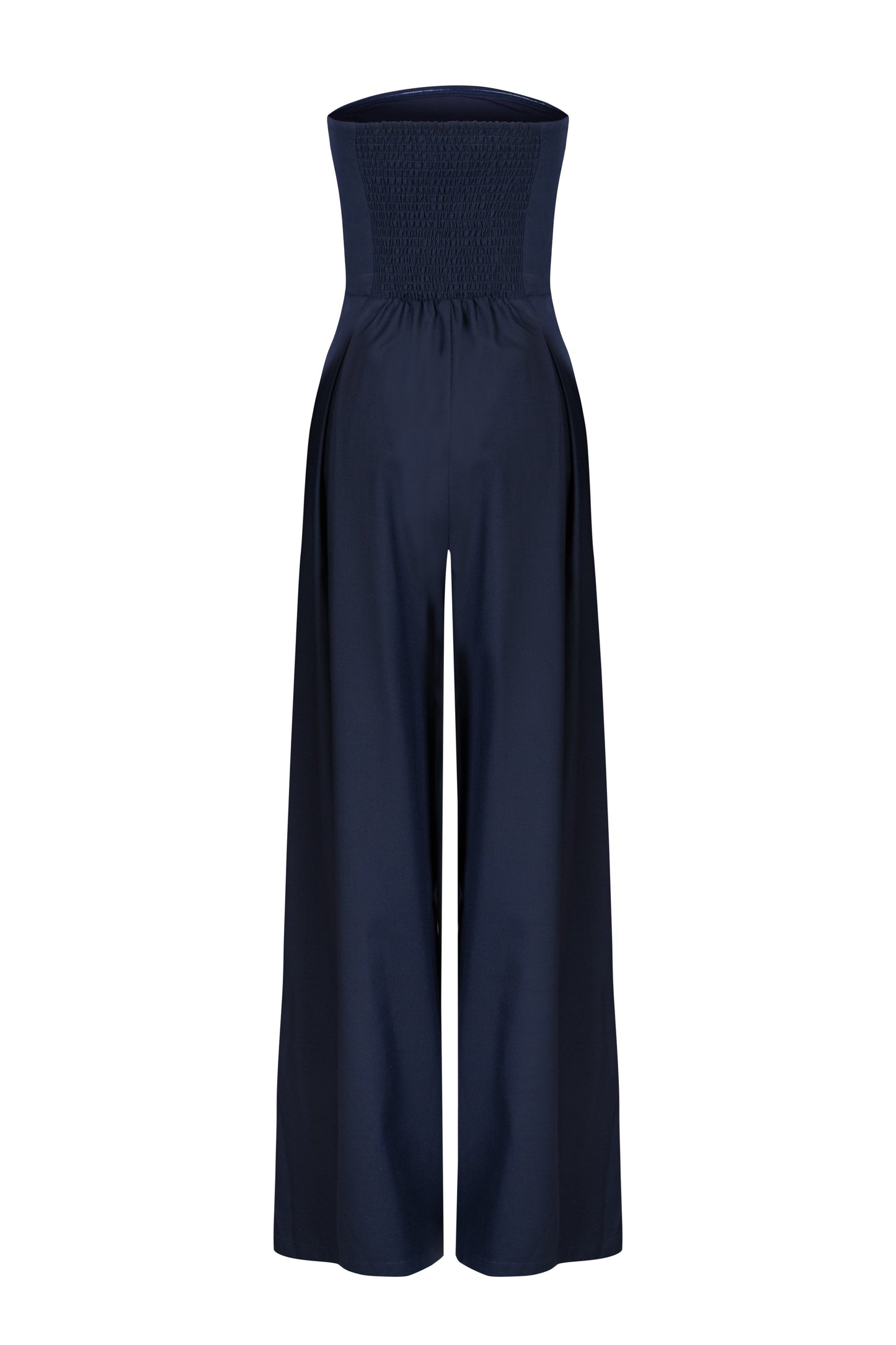 'NYVES URO' JUMPSUIT - NAVY WOOL BLEND