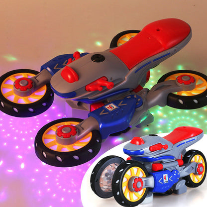 Electric Light and Musical Deformation Motorcycle!