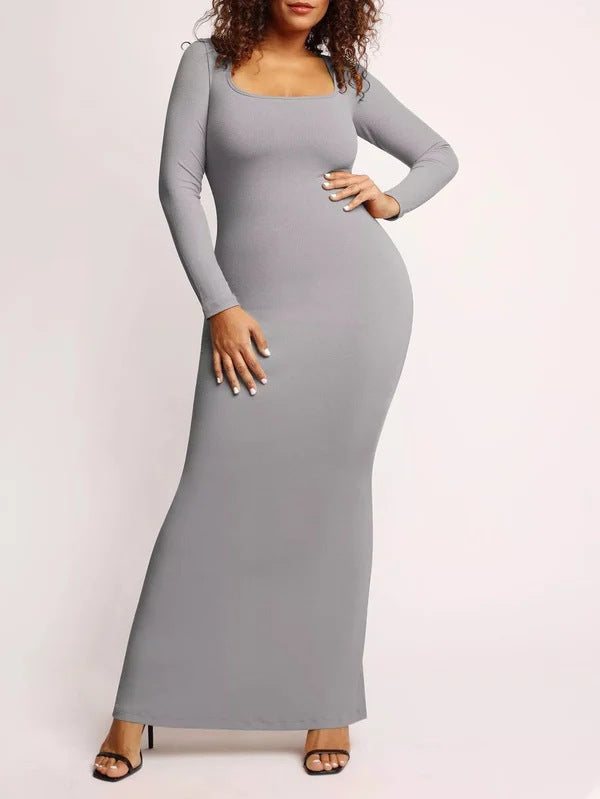 SAMMY - LONG SLEEVE MAXI DRESS - MUSTHAVE
