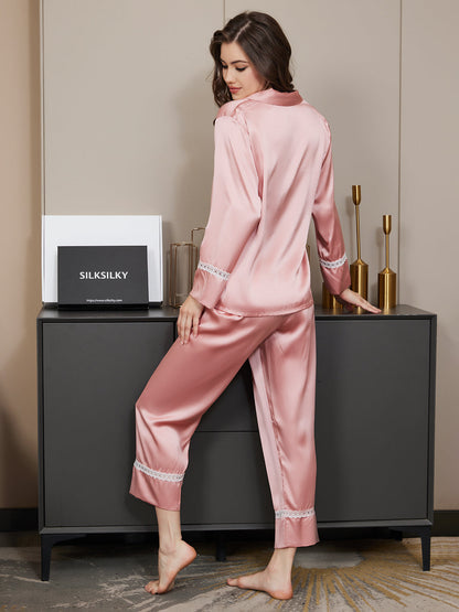 Babette - Pure Silk Classic  Pyjama Set - LOVE TO WEAR!