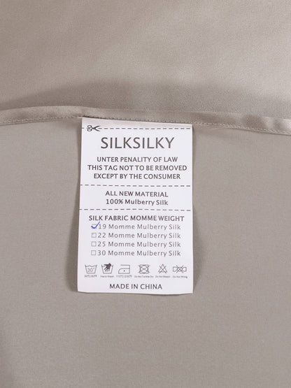 Silk Flat Sheet Set + 2 Pillowcases