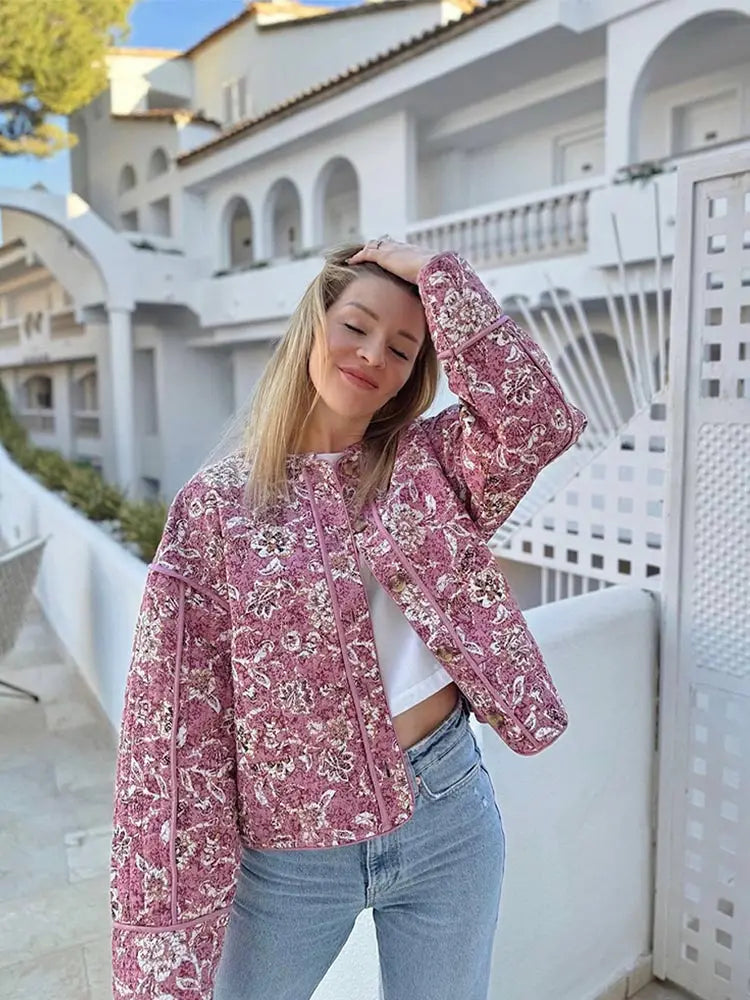  Discover the latest addition to our Flower Haze Collection: a vibrant garment in shades of pink, red, and white. Elevate your style and shop now to make a bold statement! 🌟🌺