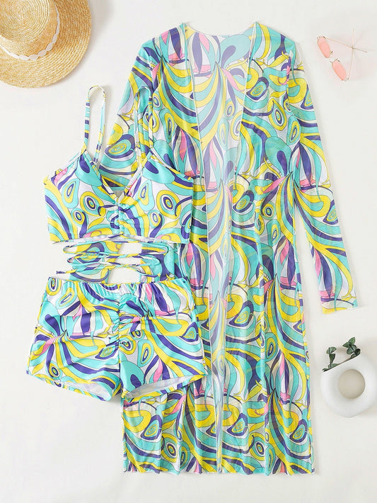 Ellen - 3-Piece Swim & Beach Outfit - S-XL