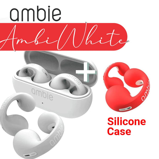 AmbieWhite + Silicone Case | Red