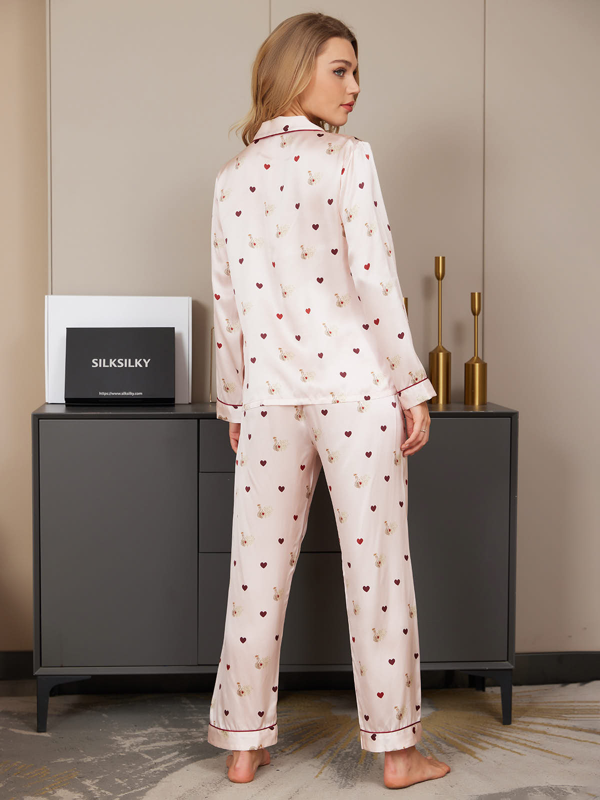 Margret - Sily Pyjama set - CUTE HEARTS